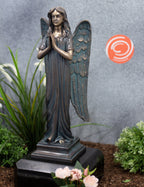 Engel Bronze Patina grün