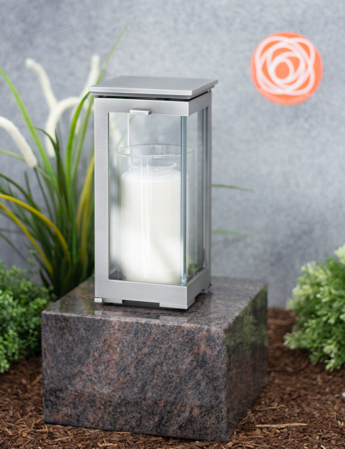 Grablampe Aluminium groß – grabschmuckzentrum