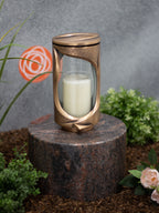 Grablampe Bronze rund klein