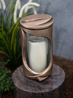 Grablampe Bronze rund