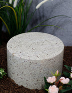 Sockel Kashmir white rund